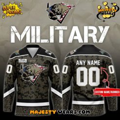 Utah Grizzlies Military Night 2025 Special Hockey Jersey