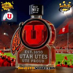 Utah Utes Ute Proud Limited Edition Whiskey Bottle