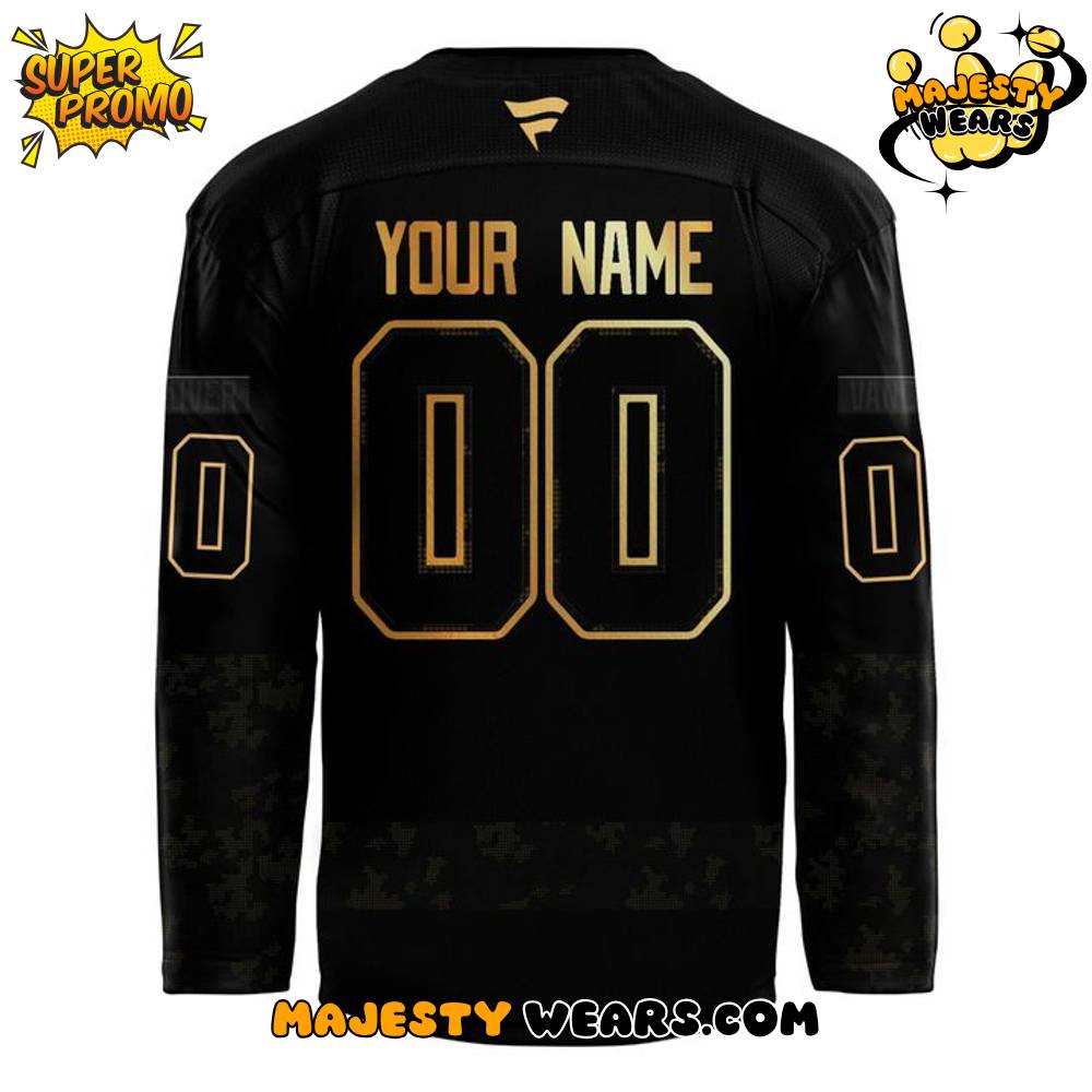 Vancouver Canucks Military Night Appreciation 2025 Custom Hockey Jersey Vancouver Canucks Military Night Appreciation 2025 Custom Hockey Jersey