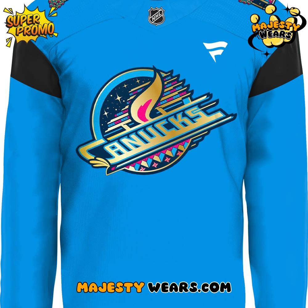 Vancouver Canucks x Intense Live At Diwali Custom Hockey Jersey Vancouver Canucks x Intense Live At Diwali Custom Hockey Jersey