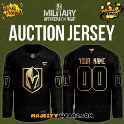 Vegas Golden Knights Military Night Appreciation 2025 Custom Hockey Jersey