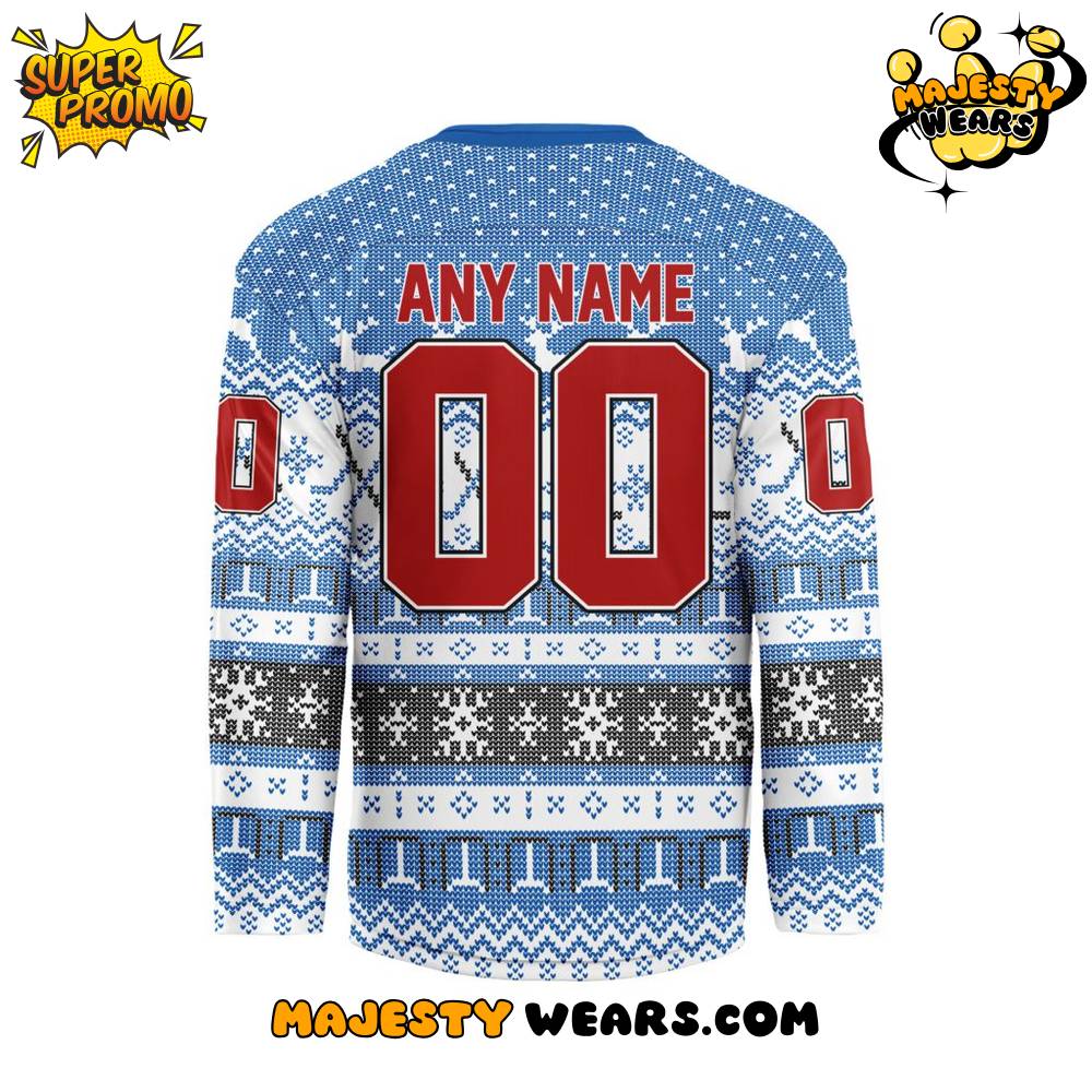 Wichita Thunder Christmas Design Hockey Jersey Wichita Thunder Christmas Design Hockey Jersey