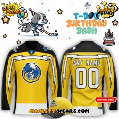 Wichita Thunder T-Dog’s Birthday Custom Hockey Jersey