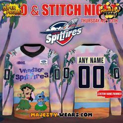 Windsor Spitfires x Lilo & Stitch Night 2025 Special Hockey Jersey