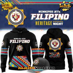 Winnipeg Jets 2025 Filipino Heritage Night Special Hoodie