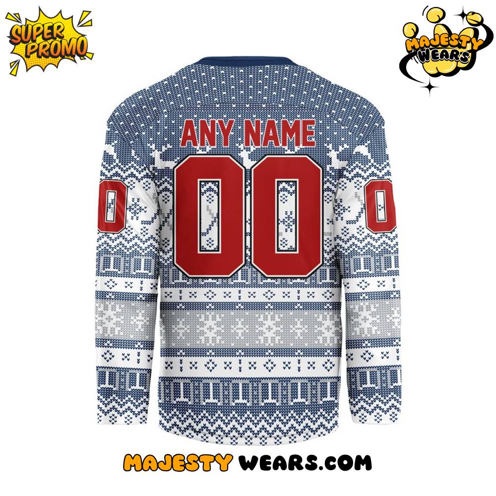 Worcester Railers Christmas Design Hockey Jersey Worcester Railers Christmas Design Hockey Jersey