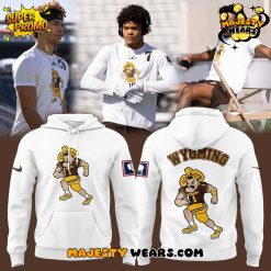 Wyoming Cowboys Focus Mode Special White Hoodie
