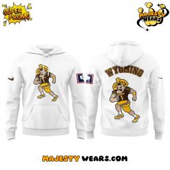 Wyoming Cowboys Focus Mode Special White Hoodie