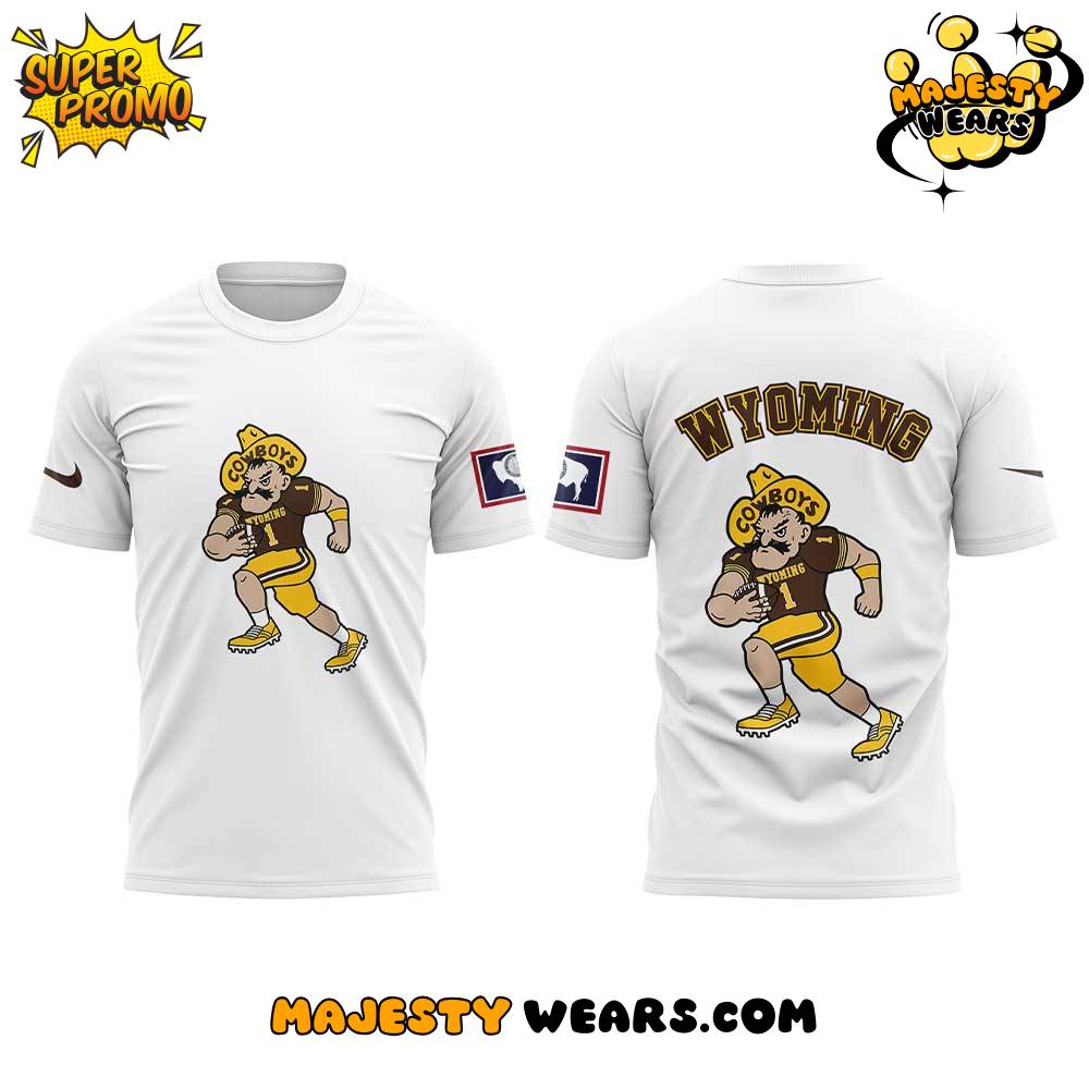 Wyoming Cowboys Focus Mode Special White Tee Wyoming Cowboys Focus Mode Special White Tee