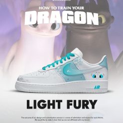 How to Train Your Dragon – Light Fury Special Air Force 1 Sneaker