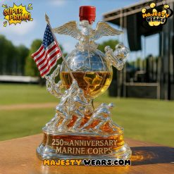 250th Anniversary Marine Corps Commemorative Whiskey Bottle
