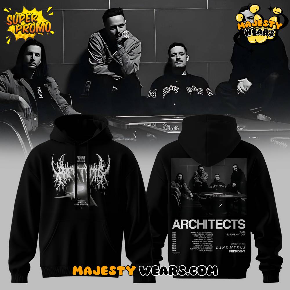 ARCHITECTS — 2026 European Tour Special Hoodie ARCHITECTS — 2026 European Tour Special Hoodie