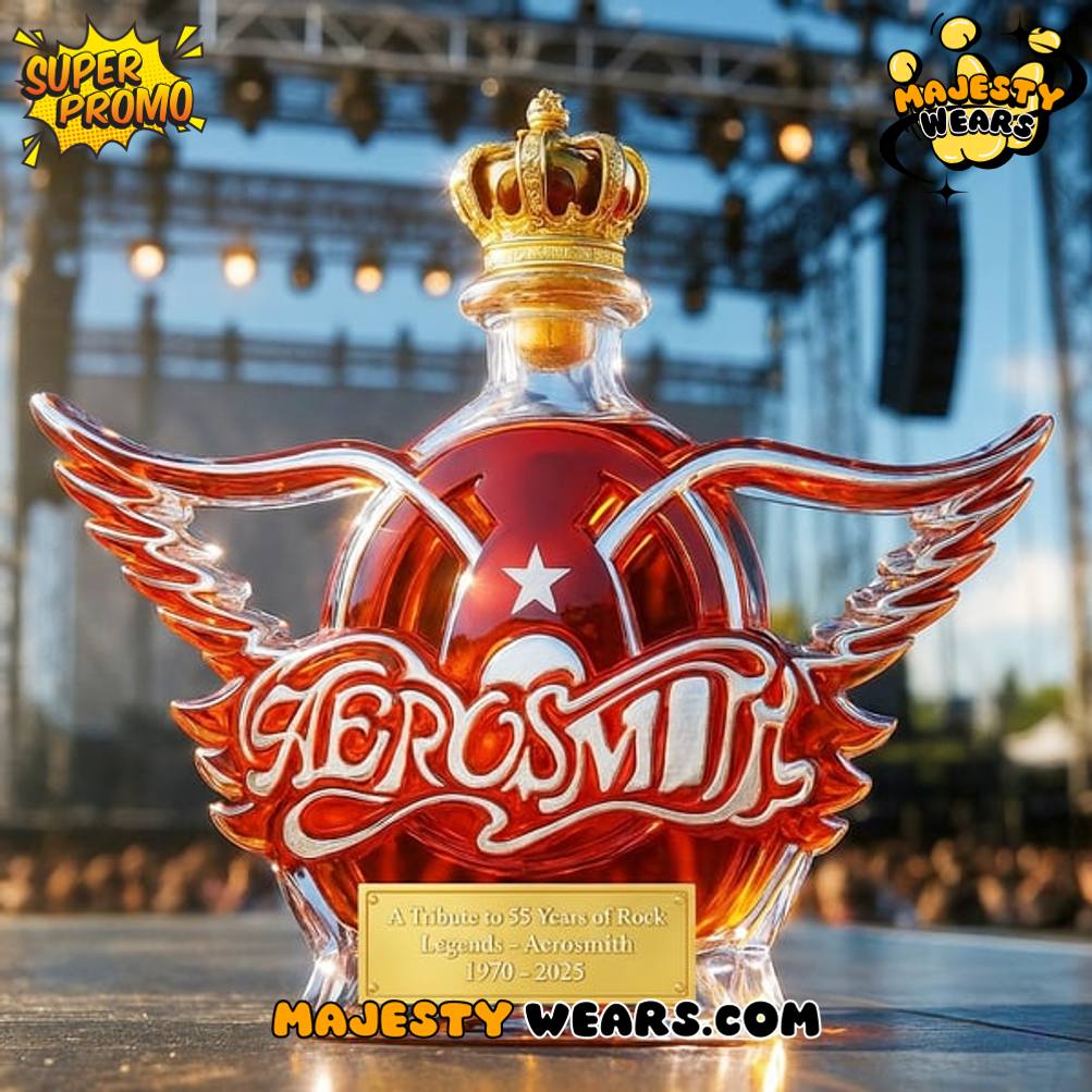 Aerosmith 55th Anniversary Whisky Bottle Aerosmith 55th Anniversary Whisky Bottle