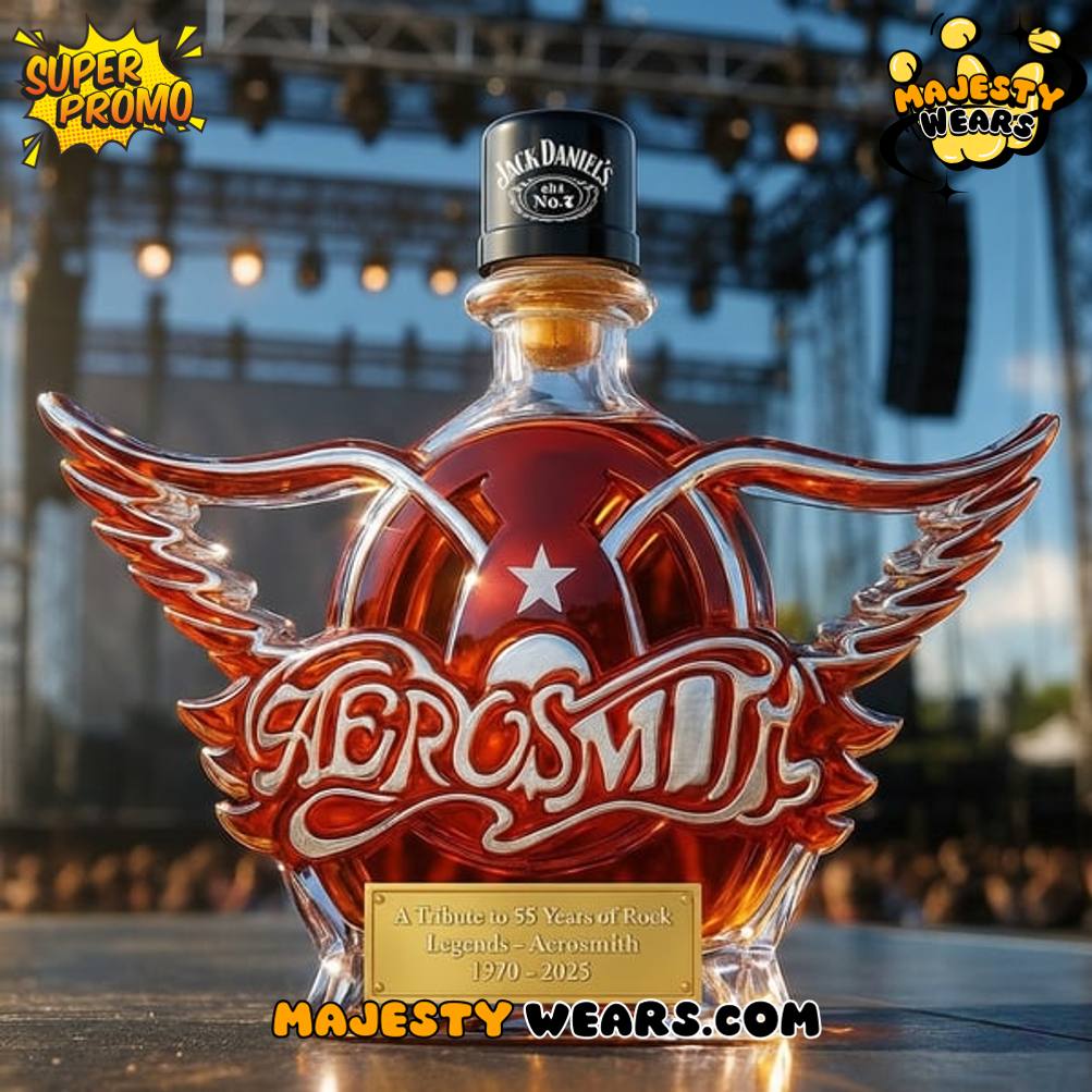 Aerosmith 55th Anniversary Whisky Bottle Aerosmith 55th Anniversary Whisky Bottle