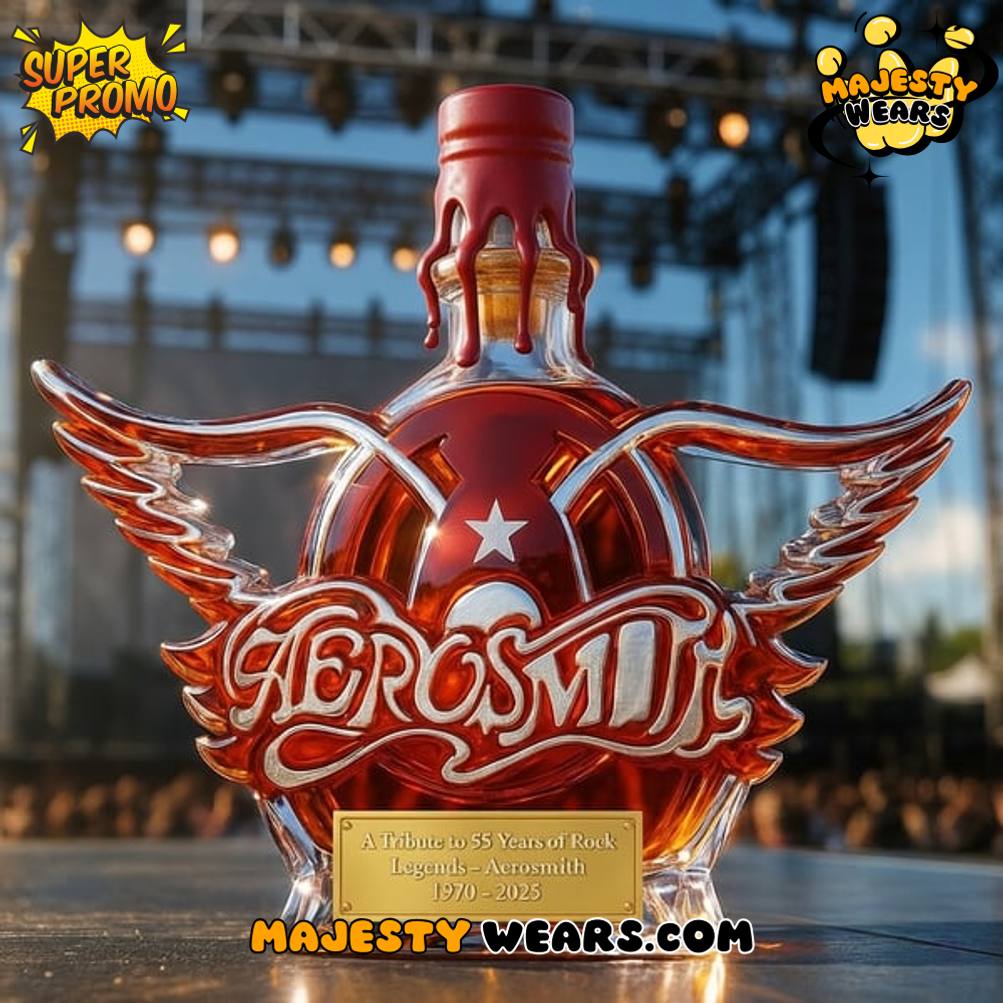 Aerosmith 55th Anniversary Whisky Bottle Aerosmith 55th Anniversary Whisky Bottle