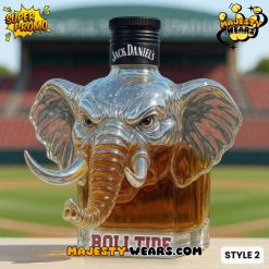 Alabama Crimson Tide Champions Spirit Elephant Whiskey Bottle