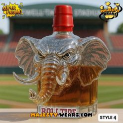 Alabama Crimson Tide Champions Spirit Elephant Whiskey Bottle