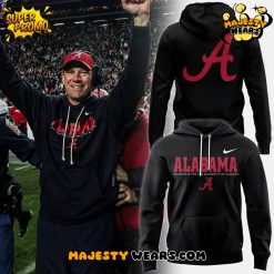 Alabama Crimson Tide Coach Kalen DeBoer Special Black Hoodie