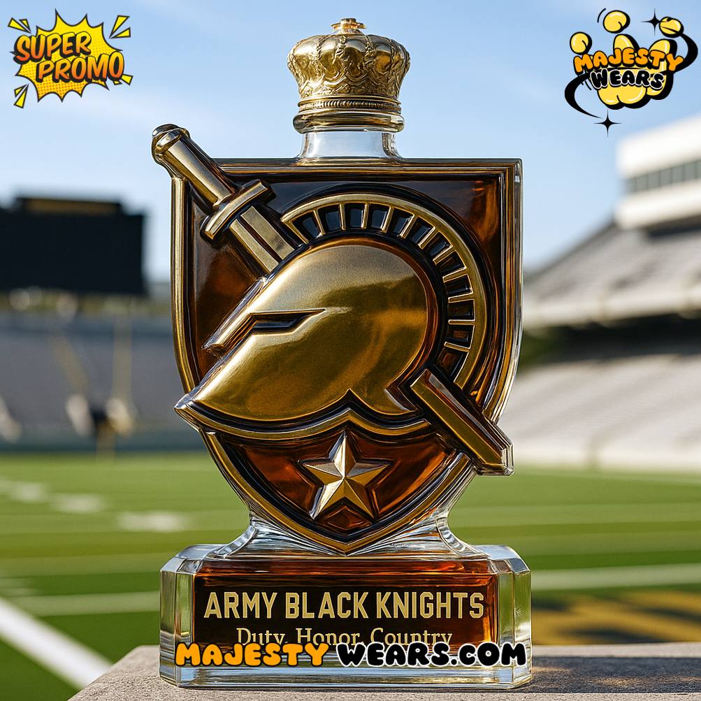 Army Black Knights Duty Honor Country Limited Edition Whiskey Bottle Army Black Knights Duty Honor Country Limited Edition Whiskey Bottle