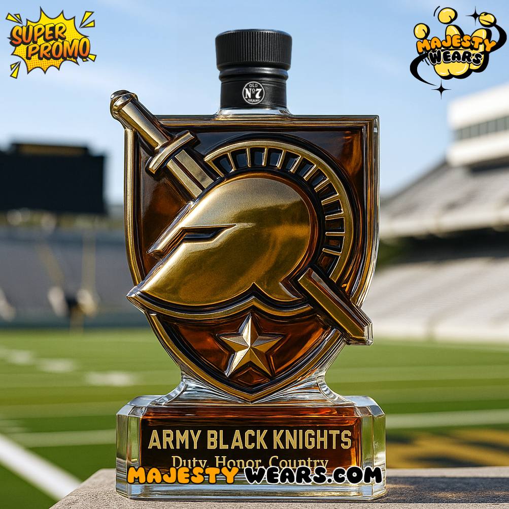 Army Black Knights Duty Honor Country Limited Edition Whiskey Bottle Army Black Knights Duty Honor Country Limited Edition Whiskey Bottle