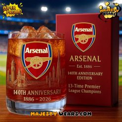 Arsenal 140th Years Anniversary Whiskey Glass