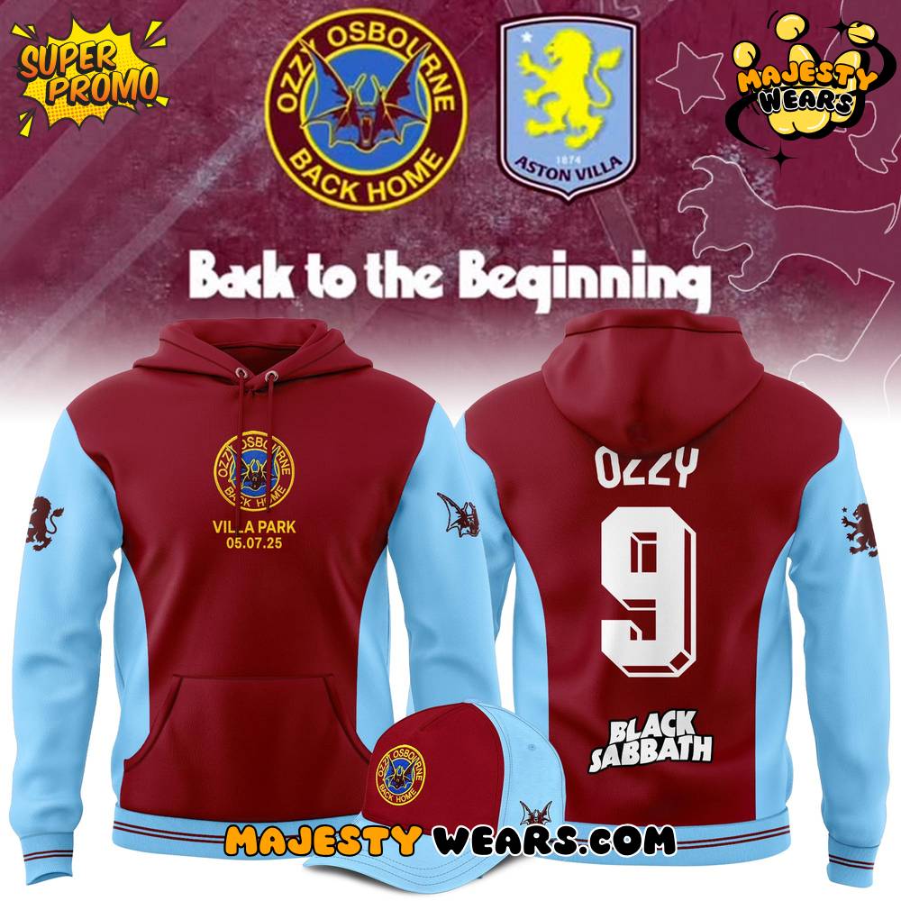 Aston Villa x Ozzy Osbourne Back to the Beginning Hoodie Aston Villa x Ozzy Osbourne Back to the Beginning Hoodie