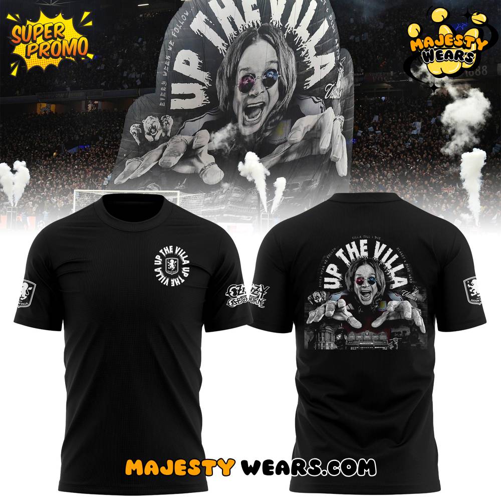 Aston Villa x Ozzy Osbourne Special Black T-Shirt Aston Villa x Ozzy Osbourne Special Black T-Shirt