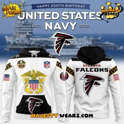 Atlanta Falcons – Navy 250th Birthday Celebration Night 2025 Hoodie