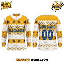 Atlanta Gladiators Christmas Design Custom Hockey Jersey