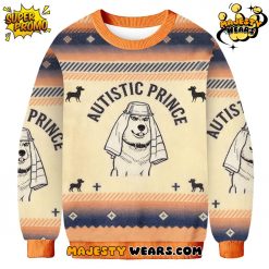Autistic Prince Dog Ugly Christmas Sweater