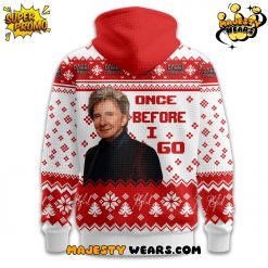 Barry Manilow “Once Before I Go” Ugly Christmas Sweater Design Hoodie