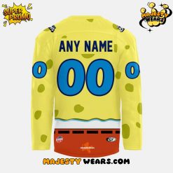 Bloomington Bison x SpongeBob Squarepants Custom Hockey Jersey
