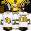 Boston Bruins 2026 NHL Stadium Series Custom Hockey Jersey – Yellow Boston Bruins 2026 NHL Stadium Series Custom Hockey Jersey – Yellow