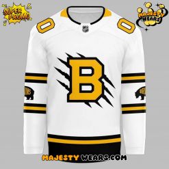 Boston Bruins 2026 NHL Stadium Series Custom Hockey Jersey – White