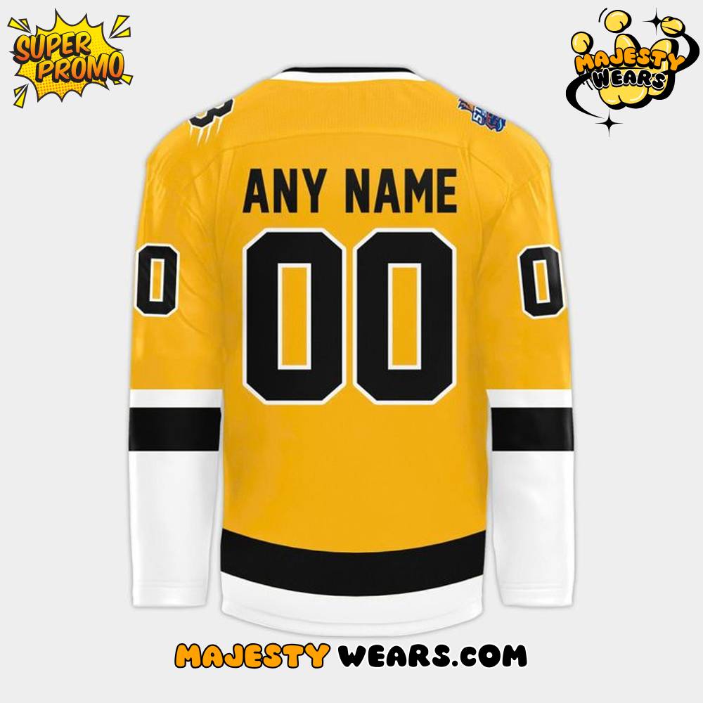 Boston Bruins 2026 NHL Stadium Series Custom Hockey Jersey – Yellow Boston Bruins 2026 NHL Stadium Series Custom Hockey Jersey – Yellow