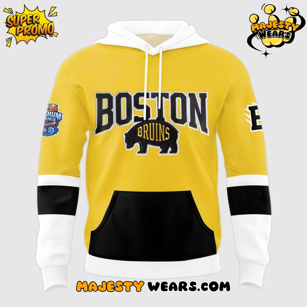 Boston Bruins 2026 NHL Stadium Series Special Hoodie – Yellow Boston Bruins 2026 NHL Stadium Series Special Hoodie – Yellow