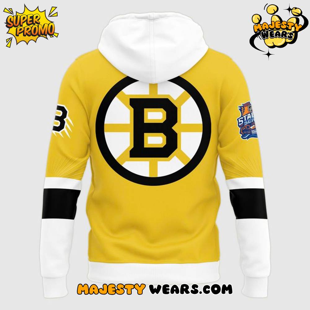 Boston Bruins 2026 NHL Stadium Series Special Hoodie – Yellow Boston Bruins 2026 NHL Stadium Series Special Hoodie – Yellow