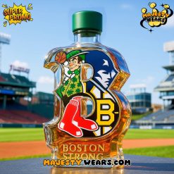 Boston Sport Teams Boston Strong Whiskey Bottle