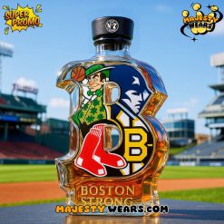 Boston Sport Teams Boston Strong Whiskey Bottle