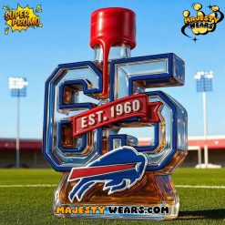 Buffalo Bills 65th Anniversary Whiskey Bottle
