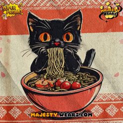 Cat Ramen Japanese Ugly Christmas Sweater