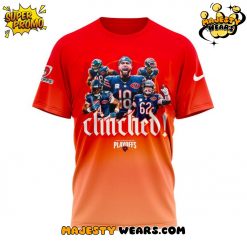 Chicago Bears NFL Playoffs 2025-26 “Clinched” T-Shirt