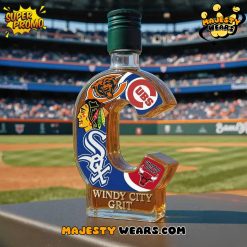 Chicago Sports Fans WINDY CITY GRIT Whiskey Bottle Collectible Decanter for True Windy City Pride 2 bDq5W.jpg