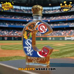 Chicago Sports Fans WINDY CITY GRIT Whiskey Bottle Collectible Decanter for True Windy City Pride 4 1N4kf.jpg