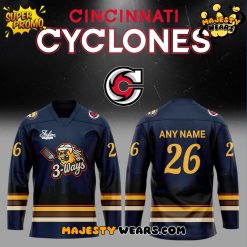 Cincinnati Cyclones 3-Ways 2026 Custom Hockey Jersey