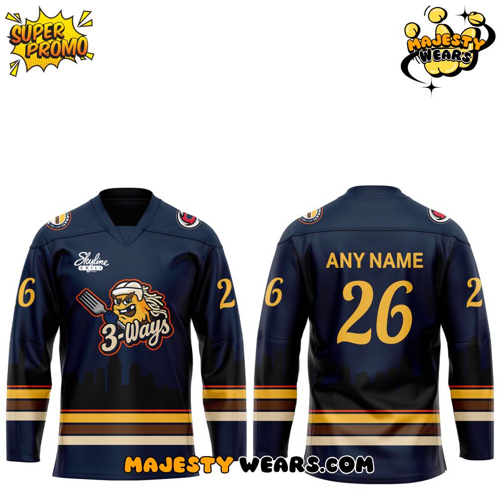 Cincinnati Cyclones 3-Ways 2026 Custom Hockey Jersey Cincinnati Cyclones 3-Ways 2026 Custom Hockey Jersey
