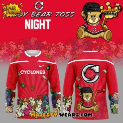 Cincinnati Cyclones Teddy Bear Toss Night 2025 Custom Hockey Jersey