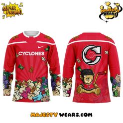 Cincinnati Cyclones Teddy Bear Toss Night 2025 Custom Hockey Jersey