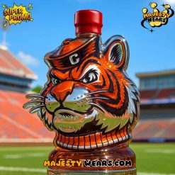 Clemson Tigers Go Tigers Whiskey Bottle