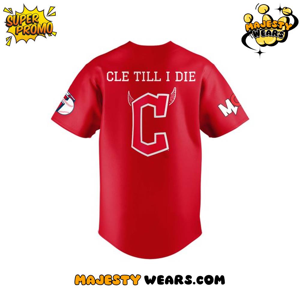 Cleveland Guardians x MGK “CLE Till I Die” Baseball Jersey Cleveland Guardians x MGK “CLE Till I Die” Baseball Jersey